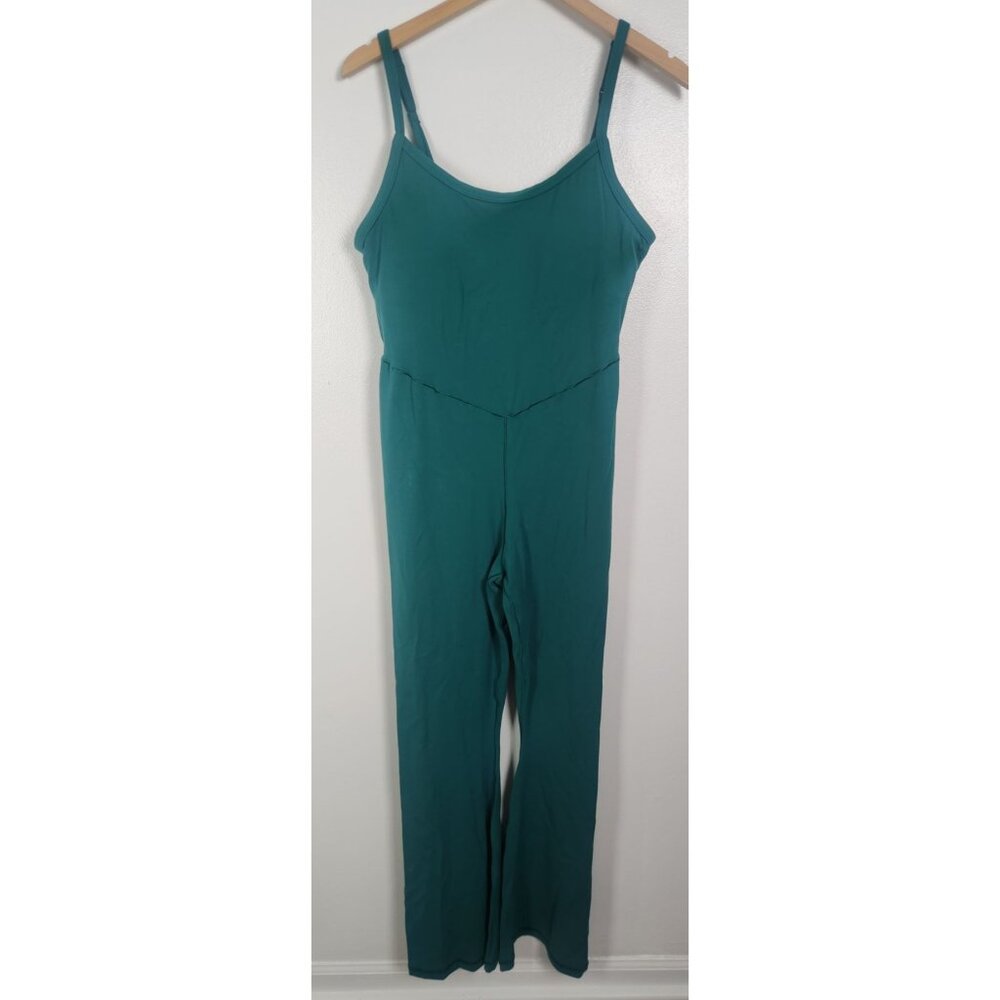 OFFLINE By Aerie Women's Sz. XL Teal Real Me XTRA Flare Jumpsuit NWT